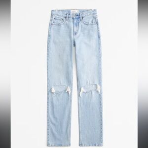 Abercrombie & Fitch The 90s Straight Ultra High Rise 6 Short